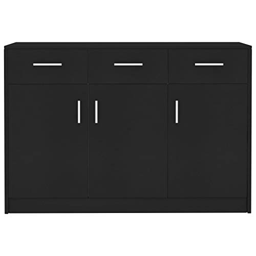 INLIFE Sideboard,Buffet Cabinet with 3 Drawers and 3 Door, Kitchen Cabinet Storage Sideboard Cabinet Cupboard Sideboard for Living Room, Kitchen, Bedroom, Home 43.3"x13.4"x29.5"