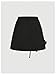 MakeMeChic Women's 3D Floral Skirt High Waist Bodycon Work Office Mini Skirts Black X-Large