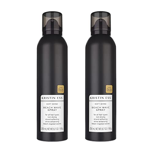 Kristin Ess Hair Soft Shine Beach Wave Hair Spray for Soft Texture + Shine, Non-Drying, Wavy Hair...