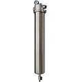 HayWHNKN Front Water Filter Housing 10 inch Filter 1 inch NPT for Whole House Water Purification 304 Stainless Steel 8000L/h