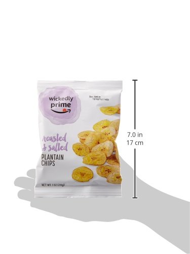 Wickedly Prime Plantain Chips, Roasted & Salted, Snack Pack, 1 Ounce (Pack of 1) - Thumbnail 6