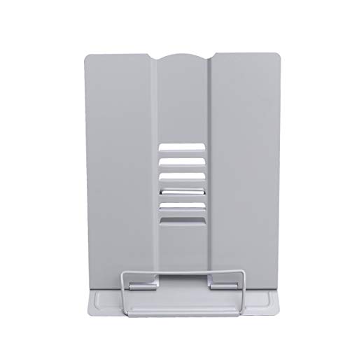 Support de lecture multifonctionnel en métal durable pour bureau