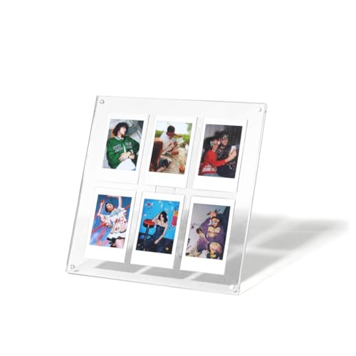 Oiqippnbv Mini películas – Pantalla de escritorio para fotos horizontales y verticales, se adapta a broches de 2 x 3 pulgadas, viene con 6 rejillas