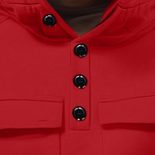 Zip Hoodies for Men Work Cotton Fashion Pullover Hunting Sweatshirt with Pocket Lightweight4