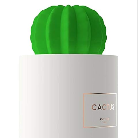 Aroma Humidifier Desktop Mini Light Cactus Shaped Small Nebulizer Aroma diffuser home air purifier Ultrasonic Premium Humidifier with USB Data Cable Auto Shut-Off for Sleep Home and Office Cover