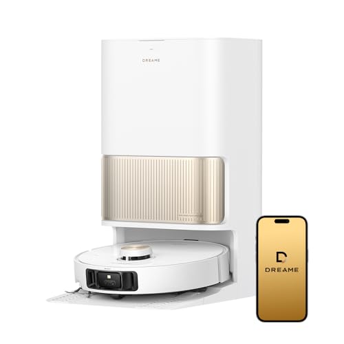 dreame (�h���[�~�[)L40s Pro Ultra���{�b�g�|���@ �����S�~���W ���b�v�Z���t�N���[�j���O �������E�����@�\�t�� ���@�����p ���͋z��19,000Pa 100% ���܂�h�~�f���I�u���V �L���\�ȃ��b�v�ƃT�C�h�u���V�ŋ��X�܂Ő��| A