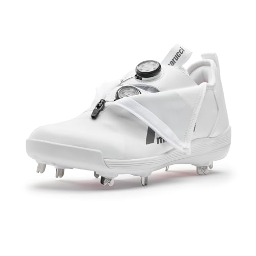 Marucci MXB Adjustable Metal Baseball Cleats for Men, Baseball Shoes for Men with BOA Li2 Dial System for Secure Adjustable Fit, Comfort & Traction for Performance, Lightweight, Long Lasting Durability