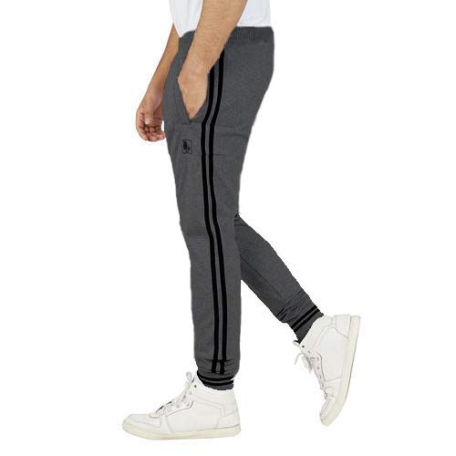Image of Reoutlook Men's Solid Hosiery Rib Jogger /Track Pant's /Pajamas /Lower