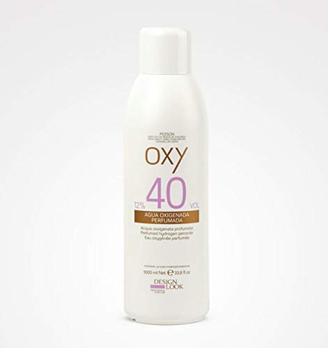 DESIGN LOOK OXIGENADA 40 Vol. D.L. 1000 ML, Negro, Estandar