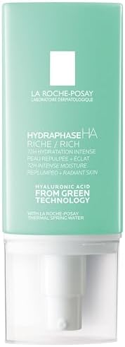 La Roche-Posay Face Moisturizer, Hydraphase Face Cream with Hyaluronic Acid, Glycerin and Shea Butter for dehydrated skin, 72H Intense Moisture, Rich Texture, 50 ml.
