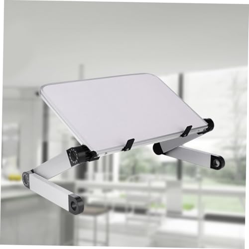 Soporte portátil ajustable para laptop OSALADI en aluminio blanco miniatura 3