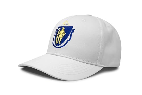 Image of International Tie State Hat for Men and Women, Adjustable Snapback Trucker Baseball Cap with Embroidered Patch