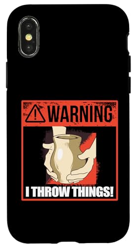 WARNING I THROW THINGS! 듩  ~[ X}zP[X iPhone X/XS p