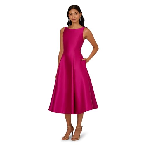Image of Adrianna Papell Sleeveless Tea Length Dress