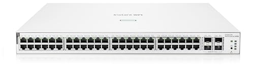 Aruba Instant On 1930 48-Port Gb Ethernet 48xGE PoE (370W), 4X 1G/10G SFP+, L2+ Smart Switch US Cord (JL686A#ABA)