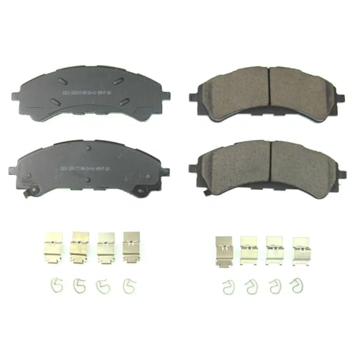 Image of PowerStop Front Brake Pads for Ford Bronco 2021-25 | Ford Ranger 2019-25 - Z17 Ceramic Brake Pads with Installation Hardware, 17-2216