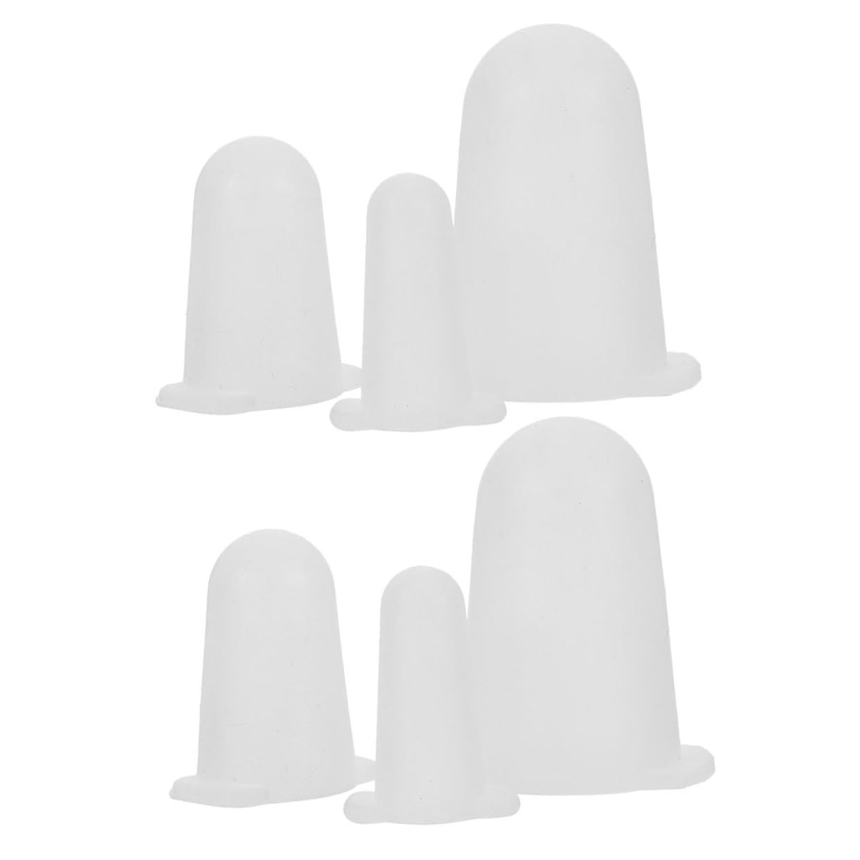 Gadpiparty 6 pièces Lot de Bouchons Silicone pour Embouts de Poche à Douille Pâtisserie Protection Anti-Fuite Réutilisable Flexibles pour Décoration Gâteaux Accessoire Pratique pour