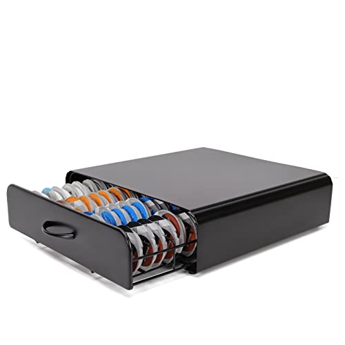 SYSYLY Tiroirs à Capsules Compatible pour Tassimo,Porte Dosette de Café, Tiroir de Rangement/Support de Machine 2 en 1 pour La Machine de Tassinno