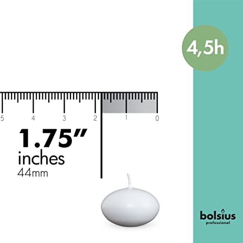 Bolsius 103632053702 White Floating Candles 1.75 Inch thumb #1