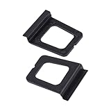 Wulankd 30 Pack Window Screen Pull Tab, Window Screen Lift Plate Replacement Part Flat Spline Groove Pull Plate Clamp, Black
