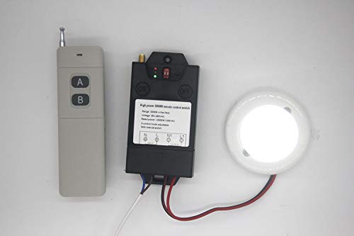 Jiangbao 2000 Meters Long Distance Wireless Remote Control High Power Water Pump Motor Lighting Industrial With Wireless Remote Control Switch Ac 110V 220V Relay Switch Transmitter High Range 6600Ft