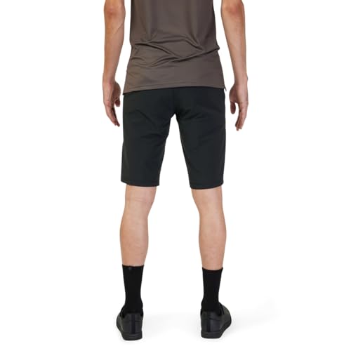 Fox Racing Short masculino Flexair padrão com forro, preto