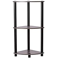 Amazon｜OKUNAI コーナーラック 3段 奥行30cm 三角 棚 収納 白
