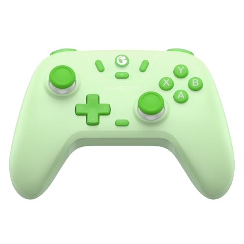 Image of GameSir Nova Lite Wireless Gamepad for PC, Android, iOS, Switch & Steam Deck - Green Controller with Hall Effect Joysticks, Turbo Mode, Dual Vibration, Bluetooth & 2.4G - Green