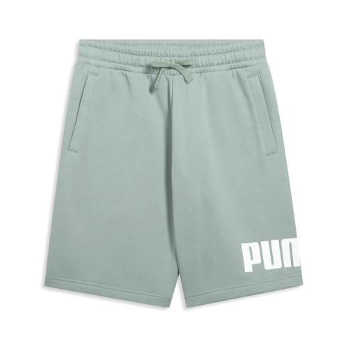 PUMA Mens Essentials Logo Short Fl 10 Inch Us Casual Bottoms Casual - Green