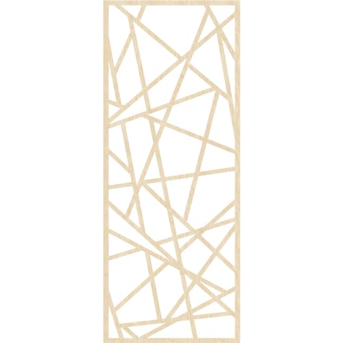 Image of Conway Decorative Pierced Fretwork Wood Wall Panels, 29 3 /8 inchW x 74 3 /8 inchH x 3 /8 inchT, Birch