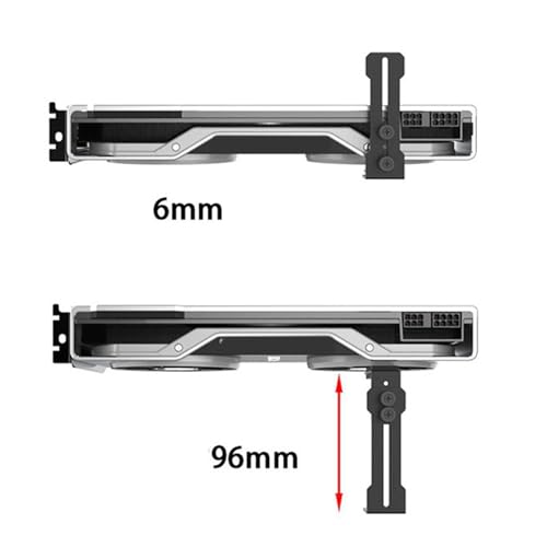 Soporte metálico para GPU con ajuste de altura miniatura 5