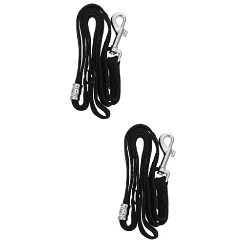 VILLCASE 2sets Pet Grooming Rope Dog Leash Double Clip Dog Accessories Bath Harness 2pcs*2