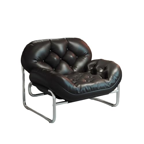 HUAYUSEDF Sillón puf de Estilo Lujoso con luz Negra para Sala de Estar, Respaldo para Dormitorio, salón, sillón Informal, balcón, sofá Creativo.