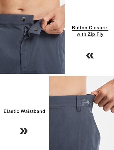 Image of Libin Men's Hiking Cargo Shorts with Zipper Pockets