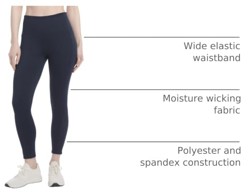 Jockey Women's High Waist Mesh Trim Crop Active Leggings with Pockets - image 3