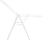 Brabantia HangOn Sac à linge pour le séchage (82ft / Blanc frais) Compact, pliant, réglable intérieur en acier inoxydable vêtements Cheval