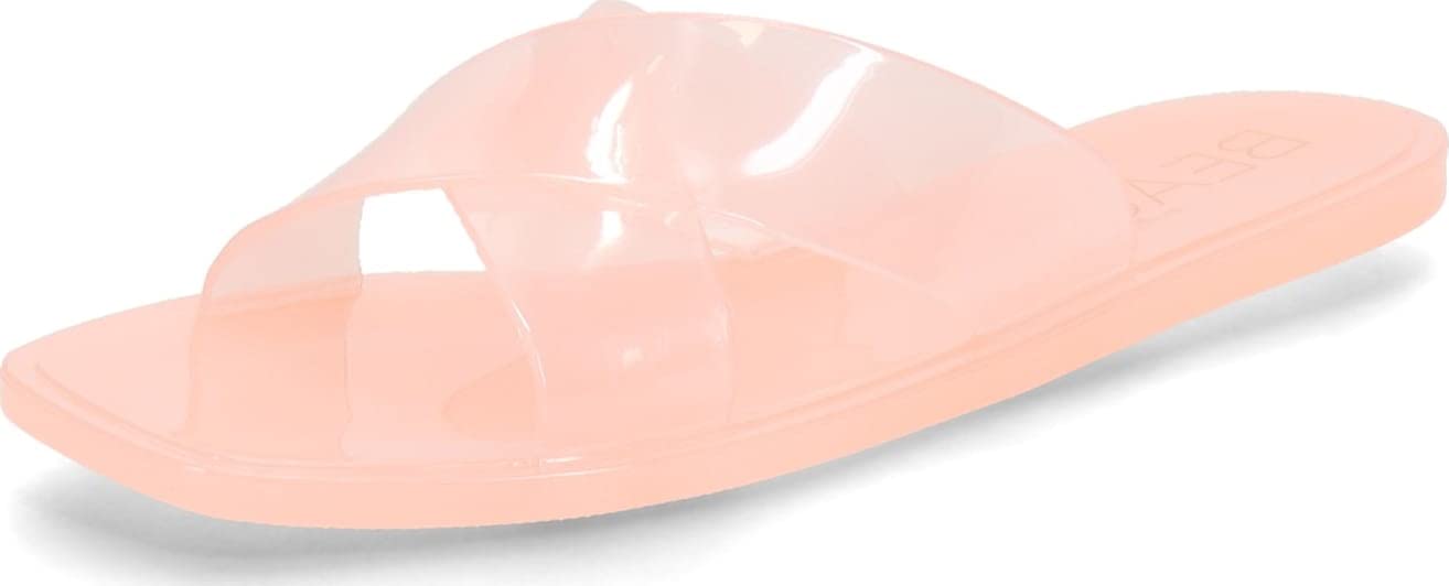 BEACH by MatisseWomens Villa Jelly Slide Athletic Sandals Casual - Clear, Pink - Size 6 M