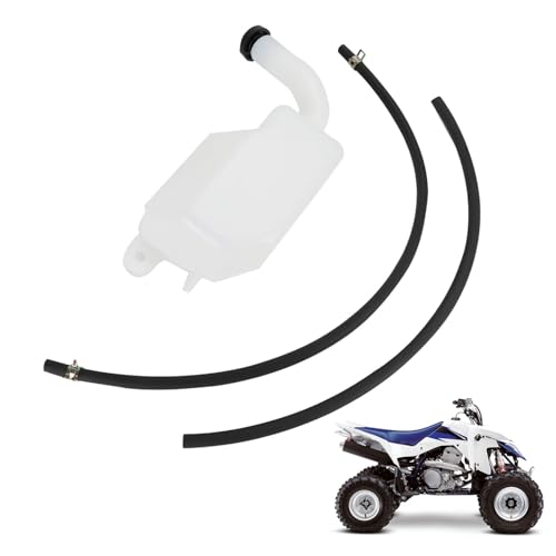 BIUGERCN ATV Kühlmittelbehälter Tankflasche mit Ölschläuche Wasserkühlmittelbehälter Tank 17910-07G00 für LTZ 400 LTZ400 2003-2008 ATVs Quad