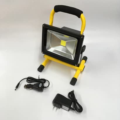 Amazon.co.jp: 20W LED投光器 ポータブルワークライト 充電式