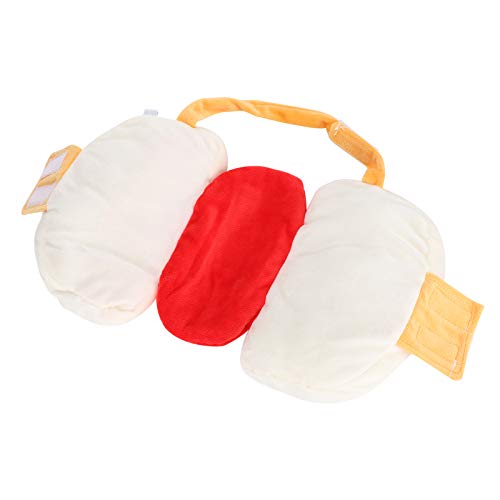 Haustier Hot Dog Kostüm Hamburger Design Hund Kleidung Outfit Weihnachtsfeier Dress Up Hund Hot Dog Cosplay Anzug für Welpen Kätzchen (L)