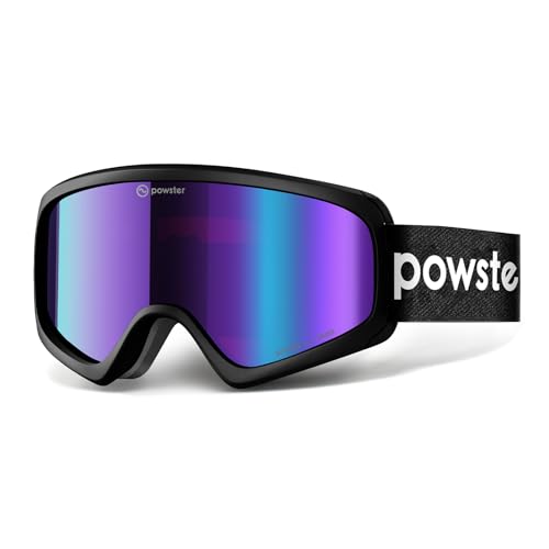 Lunettes de ski anti-buée Powster pour porteurs de lunettes de vue en snowboard et skating