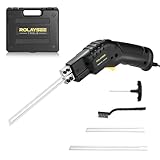 Hot Knife Foam Cutter with 10ft Long Cable, 150W Electric Styrofoam Cutter Tool Kit with 2 Blades for Cutting EPP, EPS, XPS, EVA, EPE, PU, KT Board, Sponge, Nylon