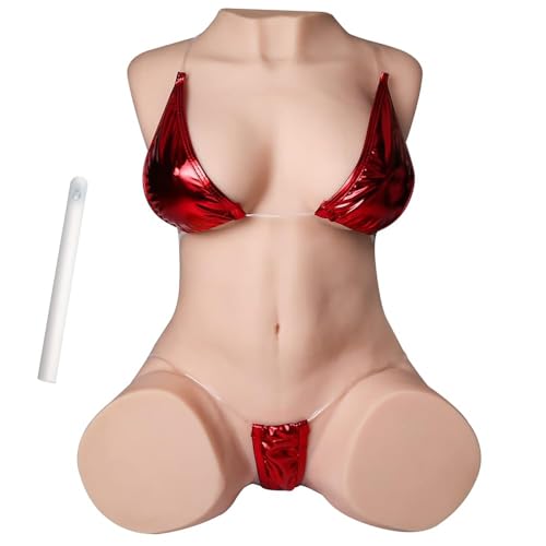TANTALY 41.8LB Sex Doll Sex Toys for Men Male Masturbator with Tight Vaginal Anal Realistic Big Breast and Butt Silicone Life Size Sex Dolls Female Torso Adult Doll for Men Pleasure Candice (Fair) 2.0