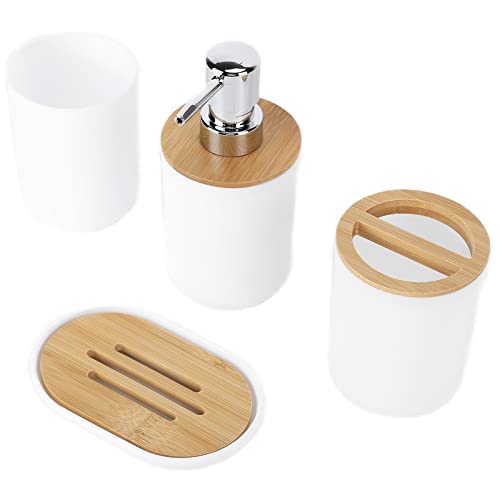 Jabonera y dispensador de diseño elegante para accesorios de baño 7