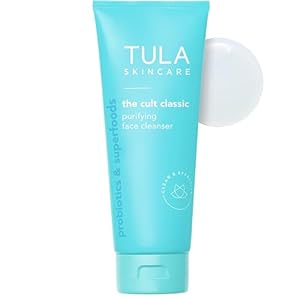 TULA Skin Care Cult Classic Purifying Face Cleanser – Gentle and Effective Face Wash, Makeup Remover, Nourishing and Hydrating