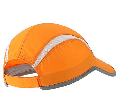 Connectyle F0123-ORG Foldable Mesh Sun Cap Outdoor Sports Hat Breathable Sun Runner Cap thumb #2