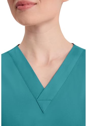 Image of Dickies EDS Signature Scrubs Tops for Women V-Neck Modern Classic Fit