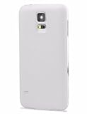 Wireless Charging Battery Cover for Samsung Galaxy S5 with Wireless Charging Pad (White)