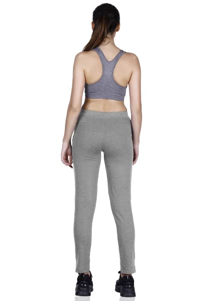 Image of Women's Straight Fit Ankle Length Cotton Track Pant