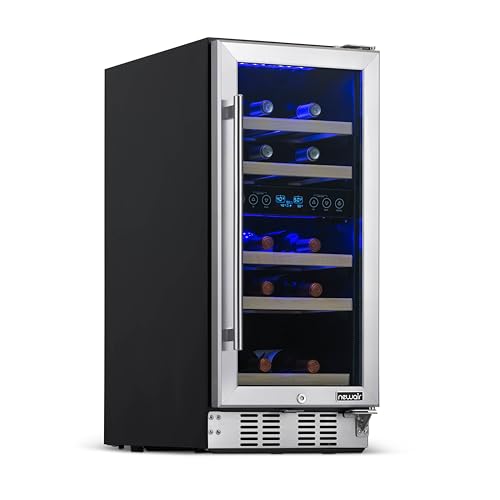 Best Overall: NewAir Super-Quiet NWC029SS01 Dual Zone Wine Cooler